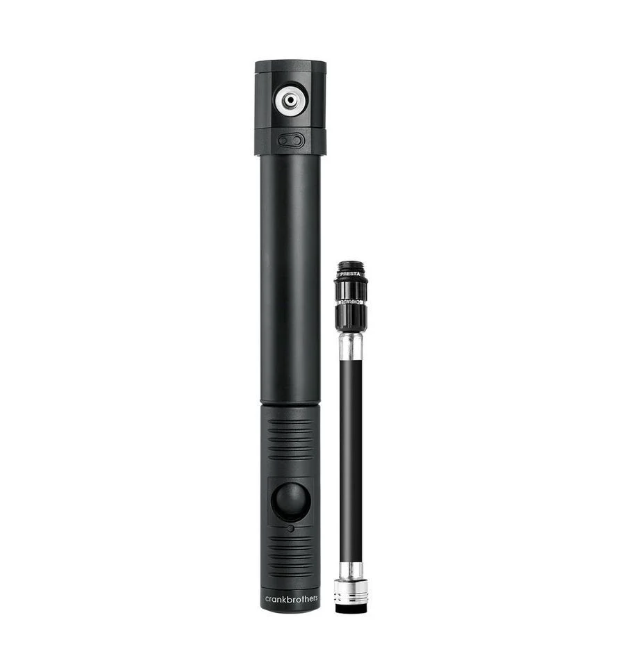 Crankbrothers Klic HV Handpumpe inkl. Rahmenhalter Midnight Editionblack