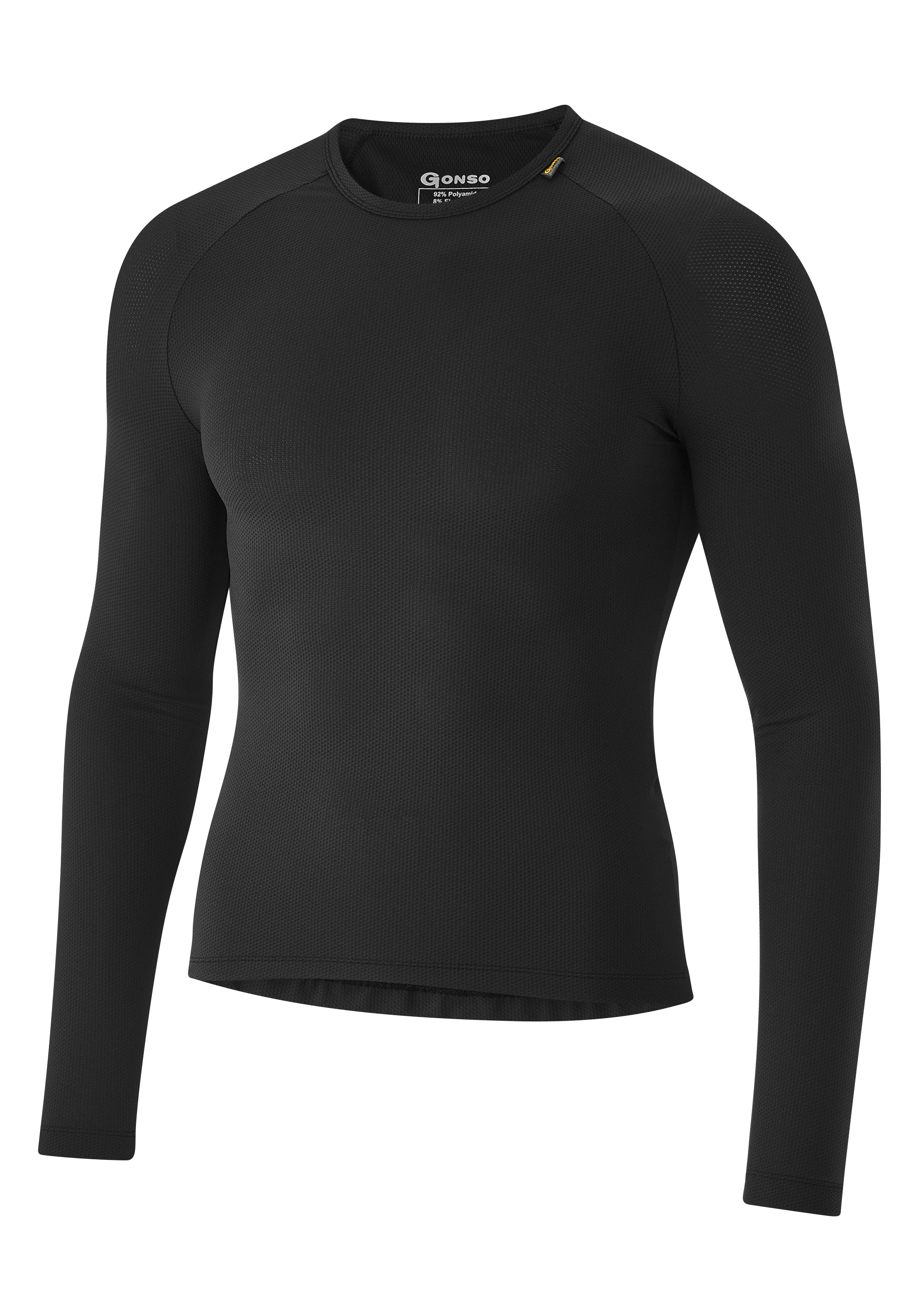 Gonso Base Shirt Longsleeve Men Black - Image 2