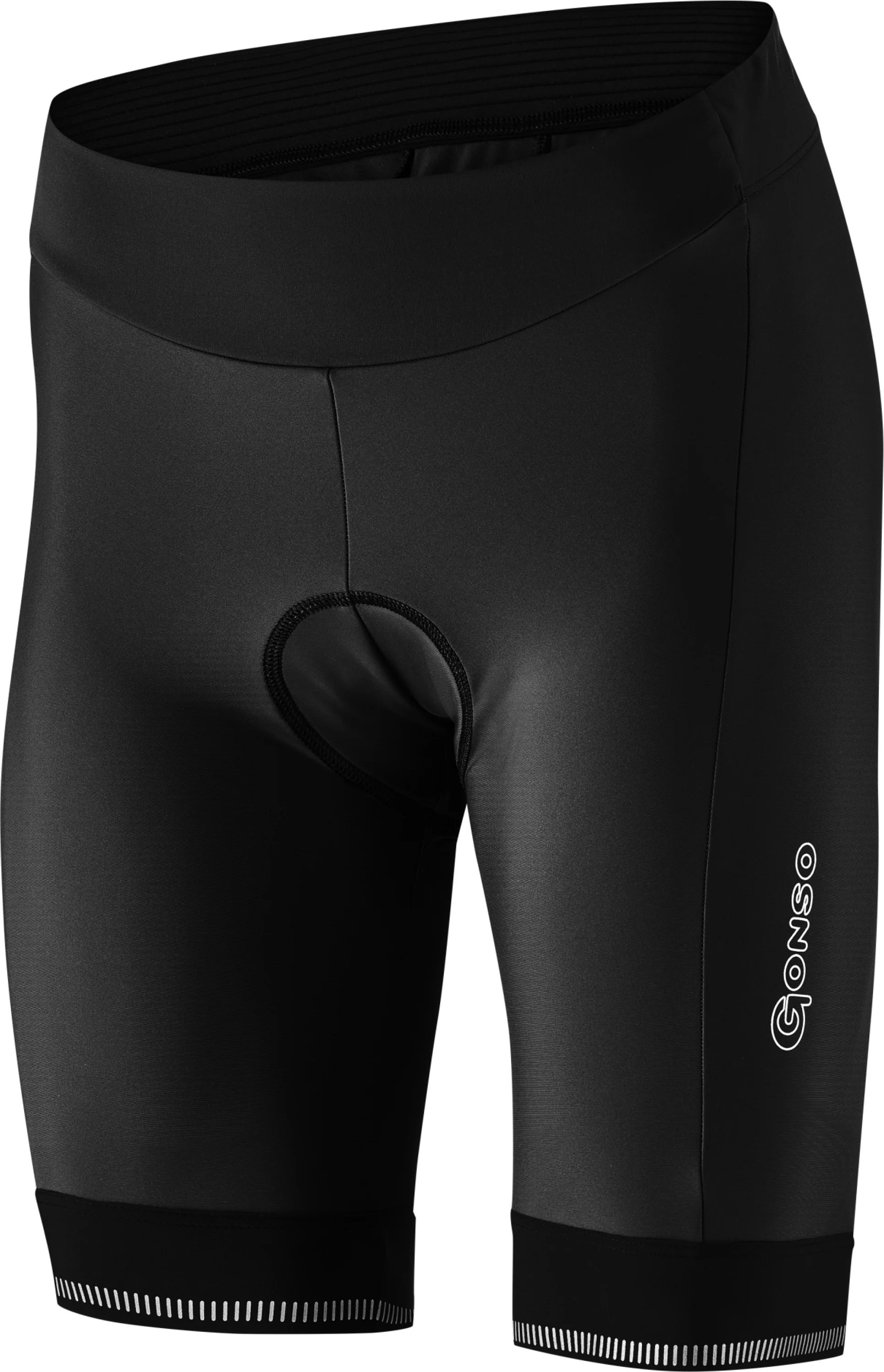 Gonso SITIVO - Damen-Radshort black / bright green - Image 3