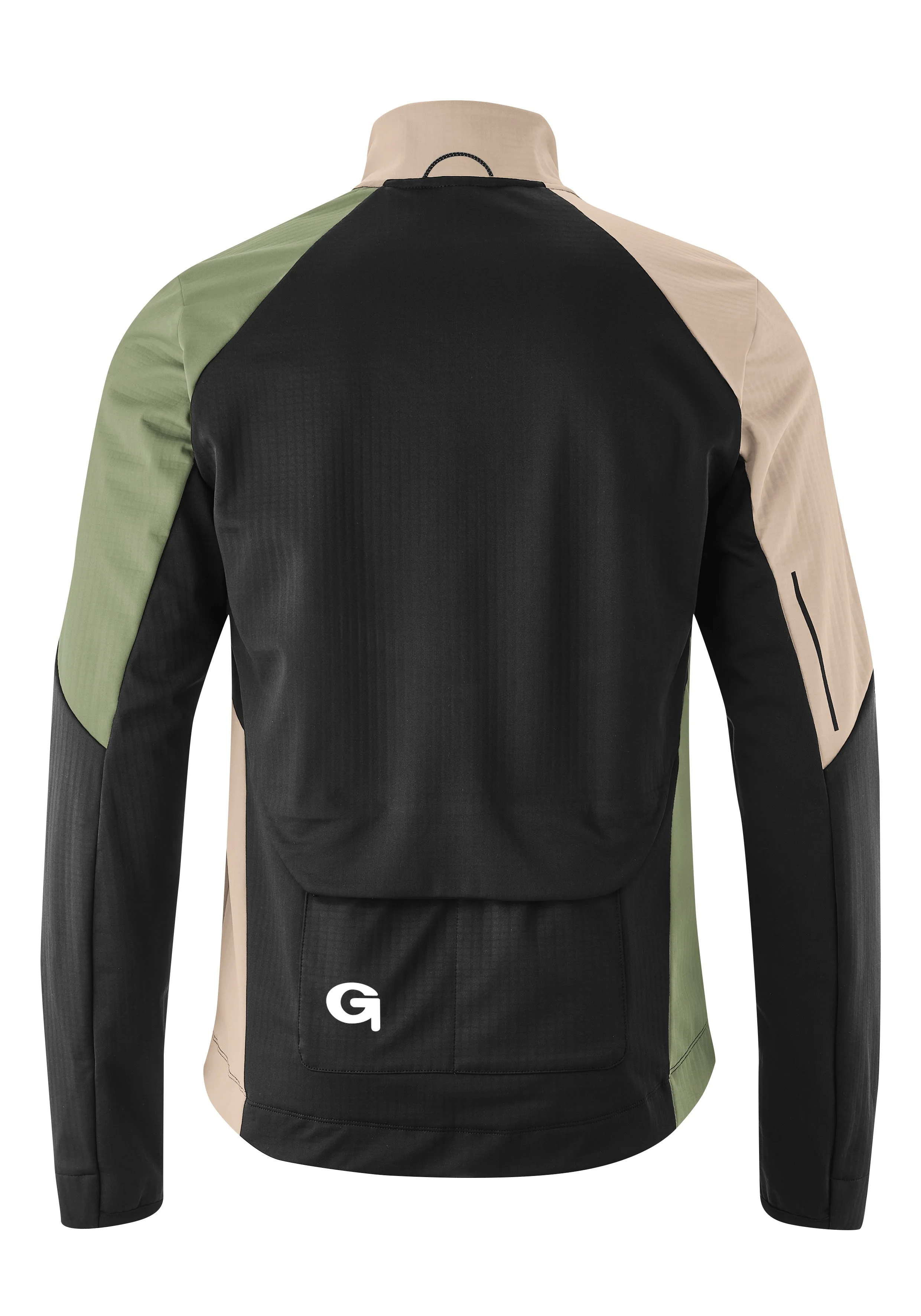 Gonso Trail Jacket Softshell Men Black/timson Sand/bellourt Castle - Image 3