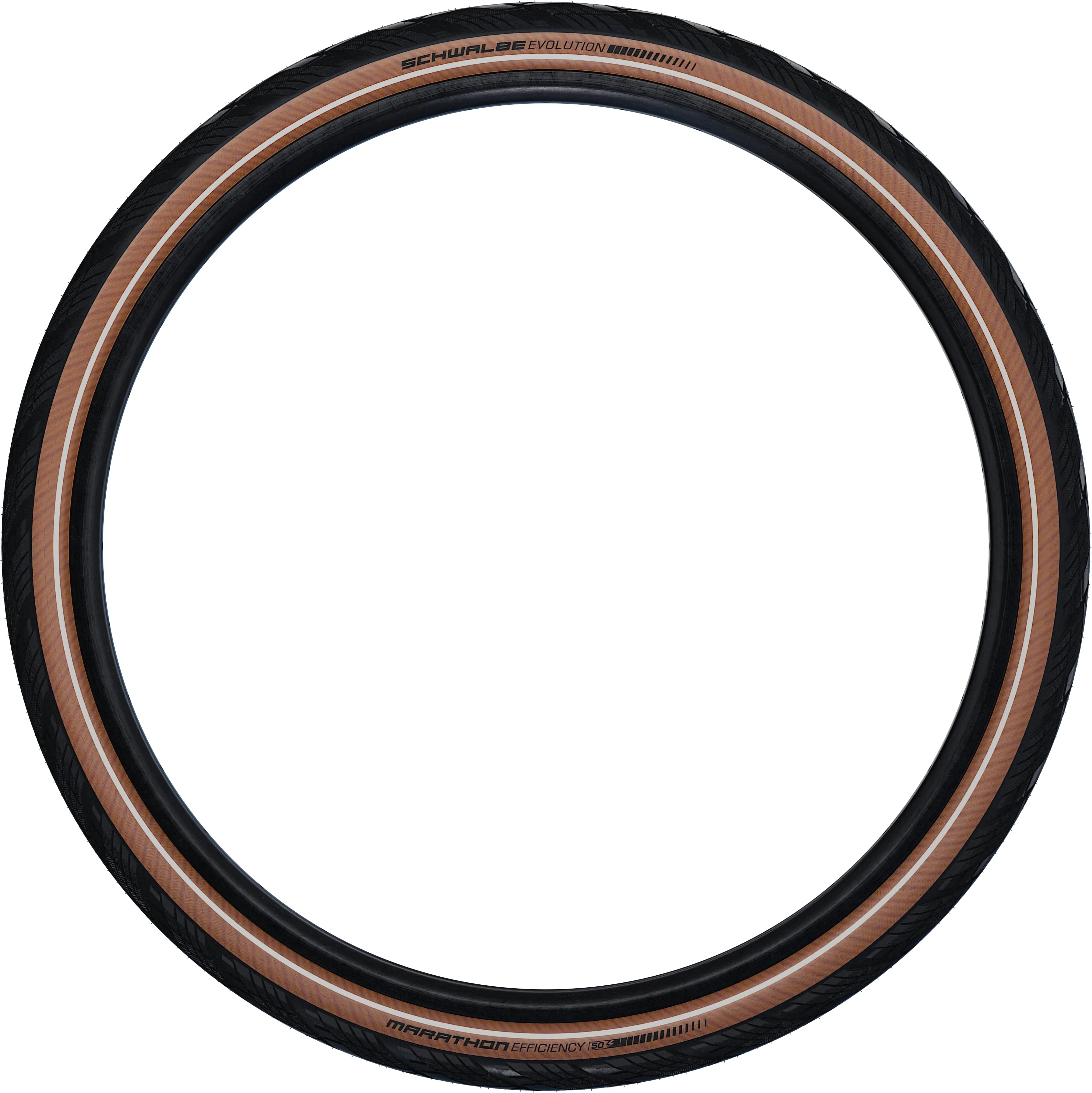 SCHWALBE Marathon Efficiency Evo Faltreifen 28x2.15" Addix Race V-Guard E-50 TLE Reflex schwarz/transparent - Image 3