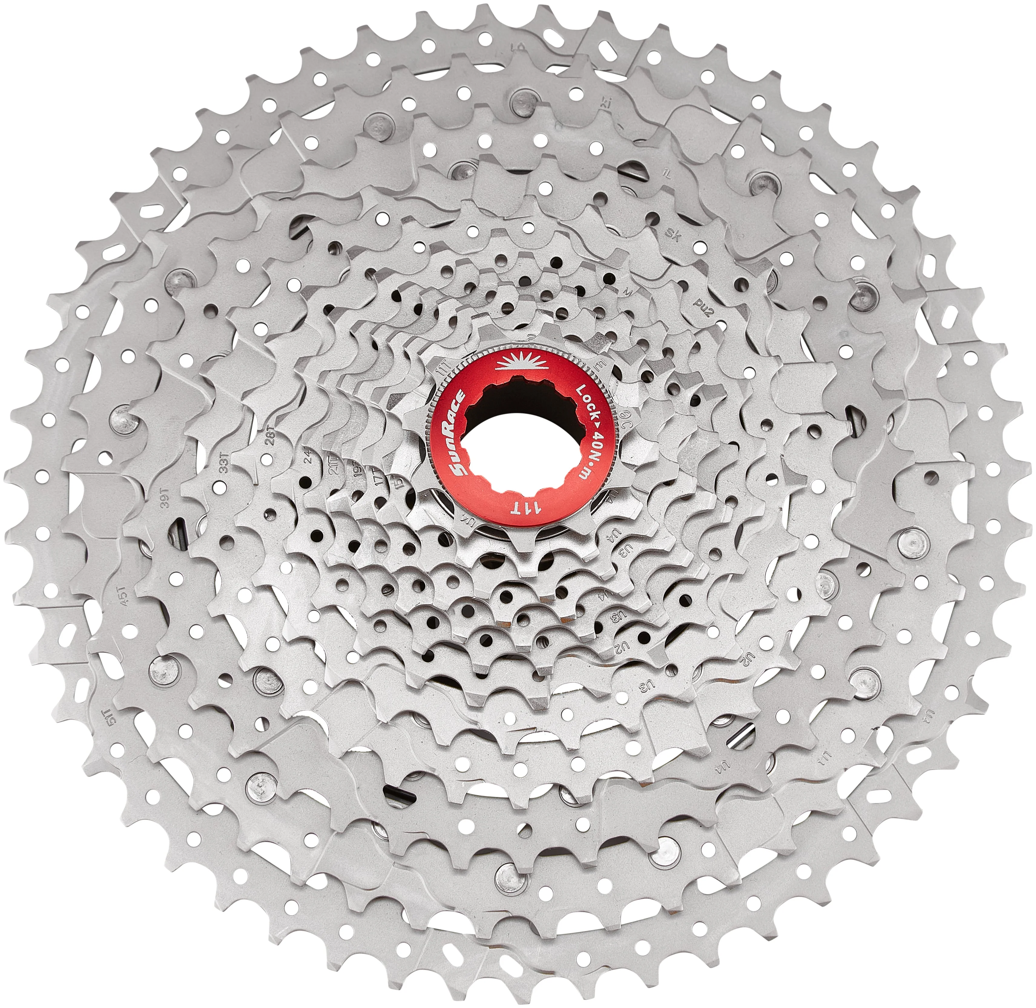 SunRace CSMZ800 WA1 Kassette 12-fach 11-51Z silber