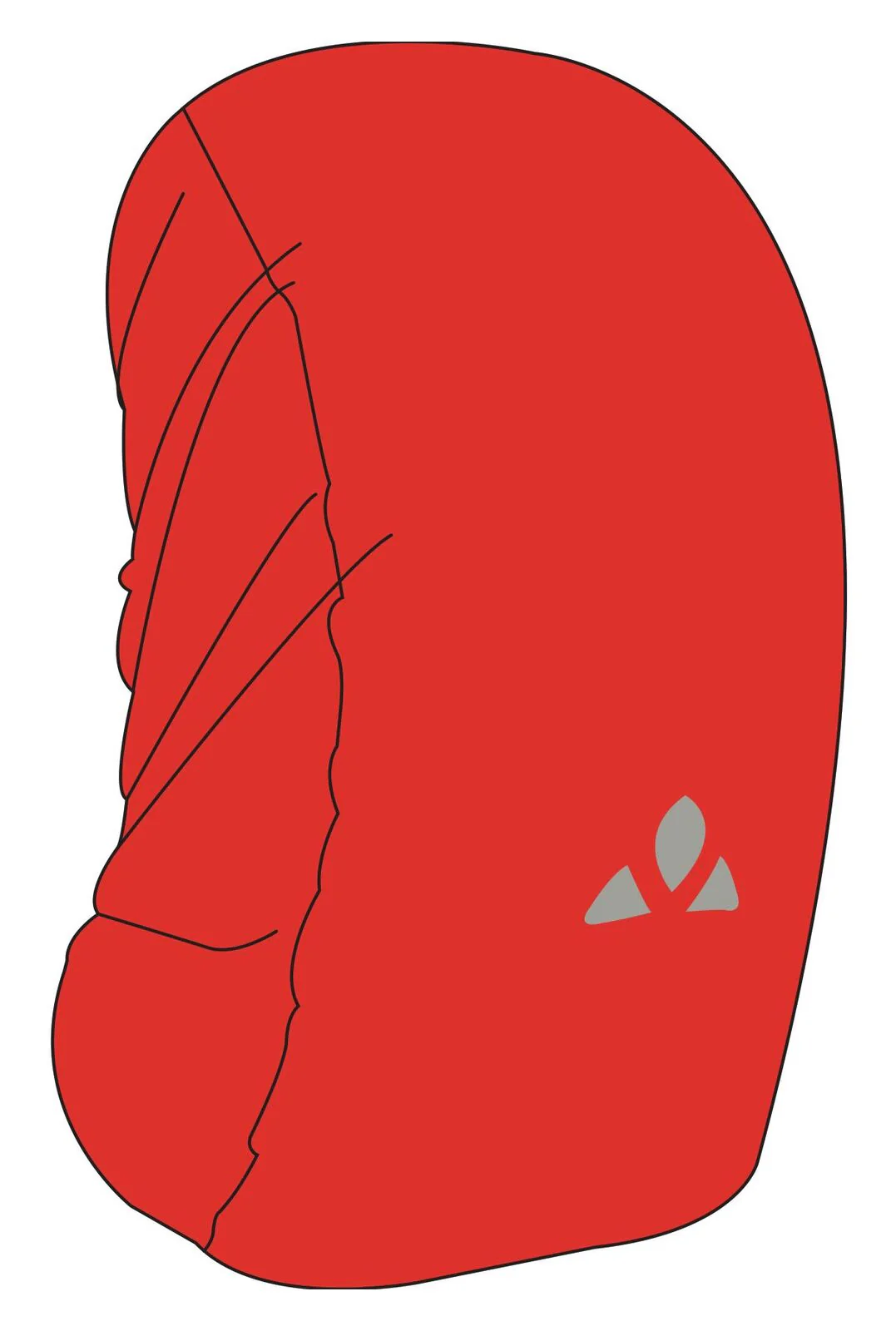 VAUDE Raincover for backpacks 15-30 l orange - Image 2