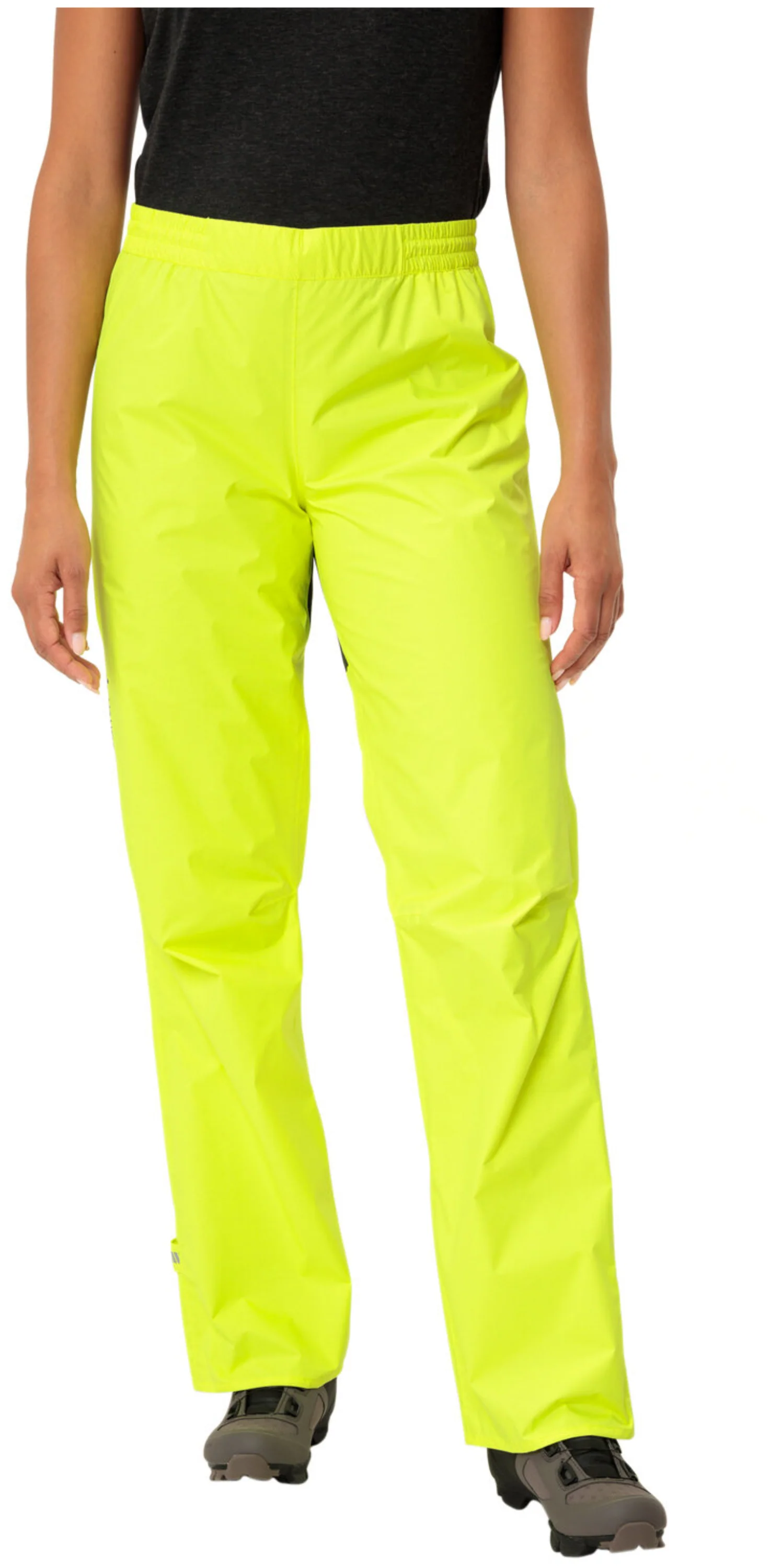 VAUDE Women's Drop Pants II neon yellow/neon yellow - Image 3